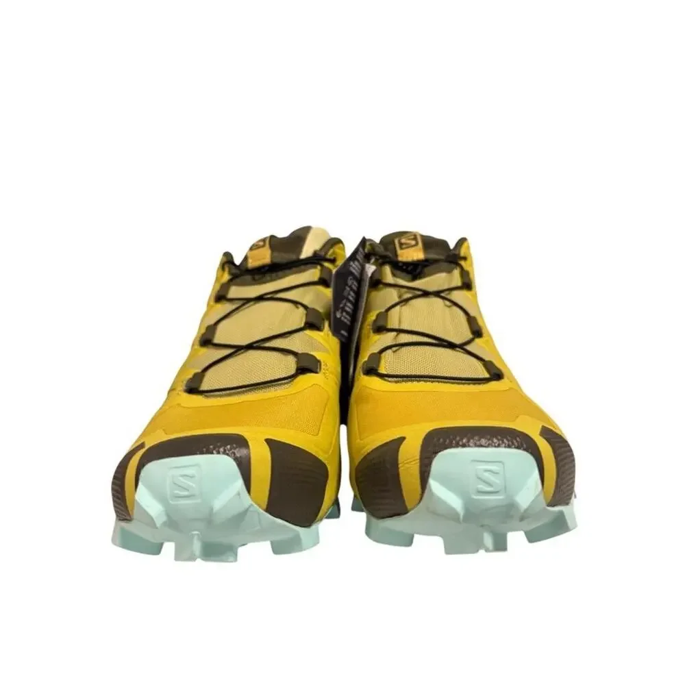 Salomon Speedcross 5 Trail Running Shoe Vibrant Yellow Women size 7.5
